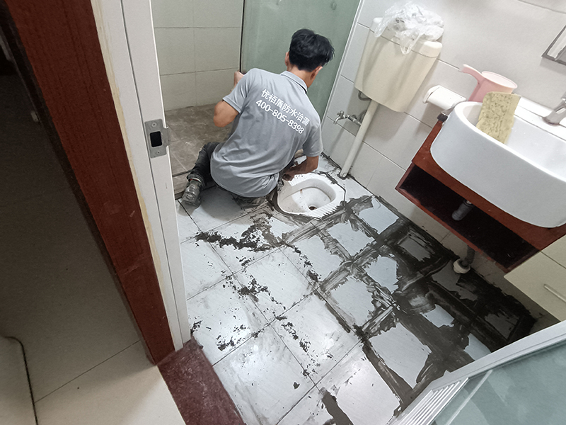 衛(wèi)生間門檻石漏水維修